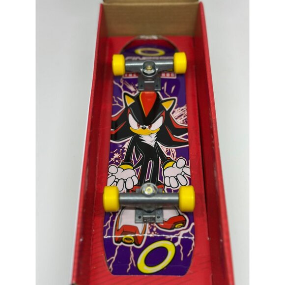 Tech Deck Shadow the Hedgehog Fingerboard – 10" Sonic Handboard Skateboard NIB - Picture 5 of 6